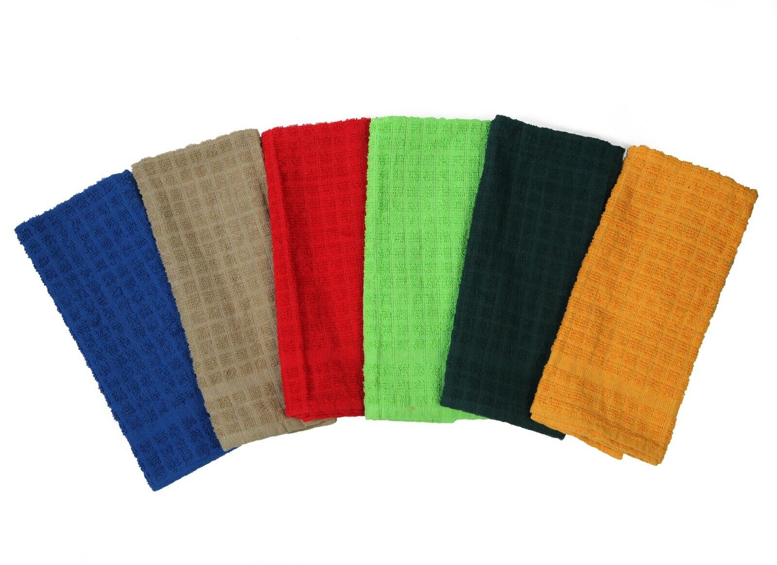 Soft Textiles 12 Kitchen Hand Towels 15x25 " 100% Cotton Super Soft Dish Towels