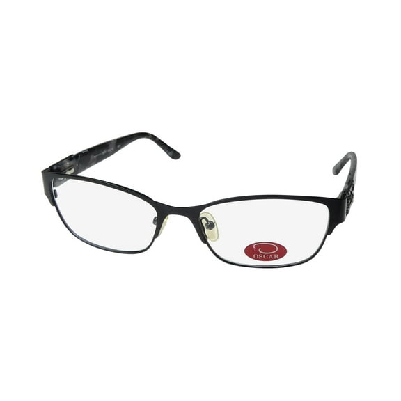 OSCAR DE LA RENTA OSL 112 CAT EYE EYEGLASS FRAME/GLASSES ADJUSTABLE NOSEPADS HOT