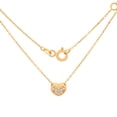 thumbnail image 1 of Gargantilla Dama Corazón Piedras Oro Amarillo Sólido 14k amarillo 00, 1 of 4