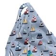 thumbnail image 5 of Sailing Lounger Chair Bag, Rhythmic Marine Sailboats Race Open Sea Swelling Illustration, High Capacity Storage with Handle Container, Lounger Size, Multicolor, by Ambesonne, 5 of 5