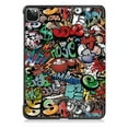 thumbnail image 3 of SaniMore for iPad Pro 11" 4th/3rd/2rd/1st Generation 2022/2021/2020/2018 Case, Auto Sleep/Wake, Rugged PC Case with Tri-Fold Kickstand [Support 2nd Gen Pencil Charging], Fit iPad Air 4/5, Graffiti, 3 of 11