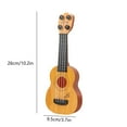thumbnail image 3 of Kids Ukulele Guitar Toy, 4-String Mini Musical Instrument, Beginner Educational Toy with Nylon Strings, Portable Durable Plastic, Includes Plectrum & Sheet Music, 3 of 6