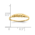 thumbnail image 4 of 10K Ridged Dome Ring, 4 of 5