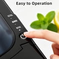 thumbnail image 3 of Portable Countertop Ice Maker,18Lbs/24H Bullet Ice Machine,7-Min 6Pcs Fast Ice Making Self-Cleaning,One-Touch Operation,Removable Lid Easy to Clean,Inculde Ice Scoop for Home,Kitchen,Office,RV(Black), 3 of 8