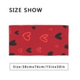 thumbnail image 2 of Heart doodles texture. Hand drawn valentine's day pattern. Hearts background. Bath Towel Absorbent Soft Decoration Hand Tower Multiuses for Bathroom Hotel Gym Spa Beach 30 x 15 inch, 2 of 6