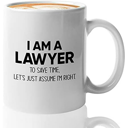 

Novelty Ceramic Coffee Mug I m a Lawyer To Save Time Funny Mug Anniversary Birthday Christmas Gifts Tea Cups Home Decor 11 Oz