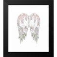 thumbnail image 2 of Ogren, Sarah 15x17 Black Modern Framed Museum Art Print Titled - Wings with Pink Feathers, 2 of 5