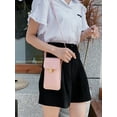 thumbnail image 6 of Gustave Touch Screen Cell Phone Purse, PU Leather Mini Crossbody Bag, Portable Phone Pouch Shoulder Bag For Iphone 11 For Samsung "Gray", 6 of 9