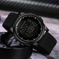 thumbnail image 6 of Digital Watches for Men Women Waterproof Unique Watch Stopwatch Countdown Alarm Analog Silicone Strap  Case, 6 of 10
