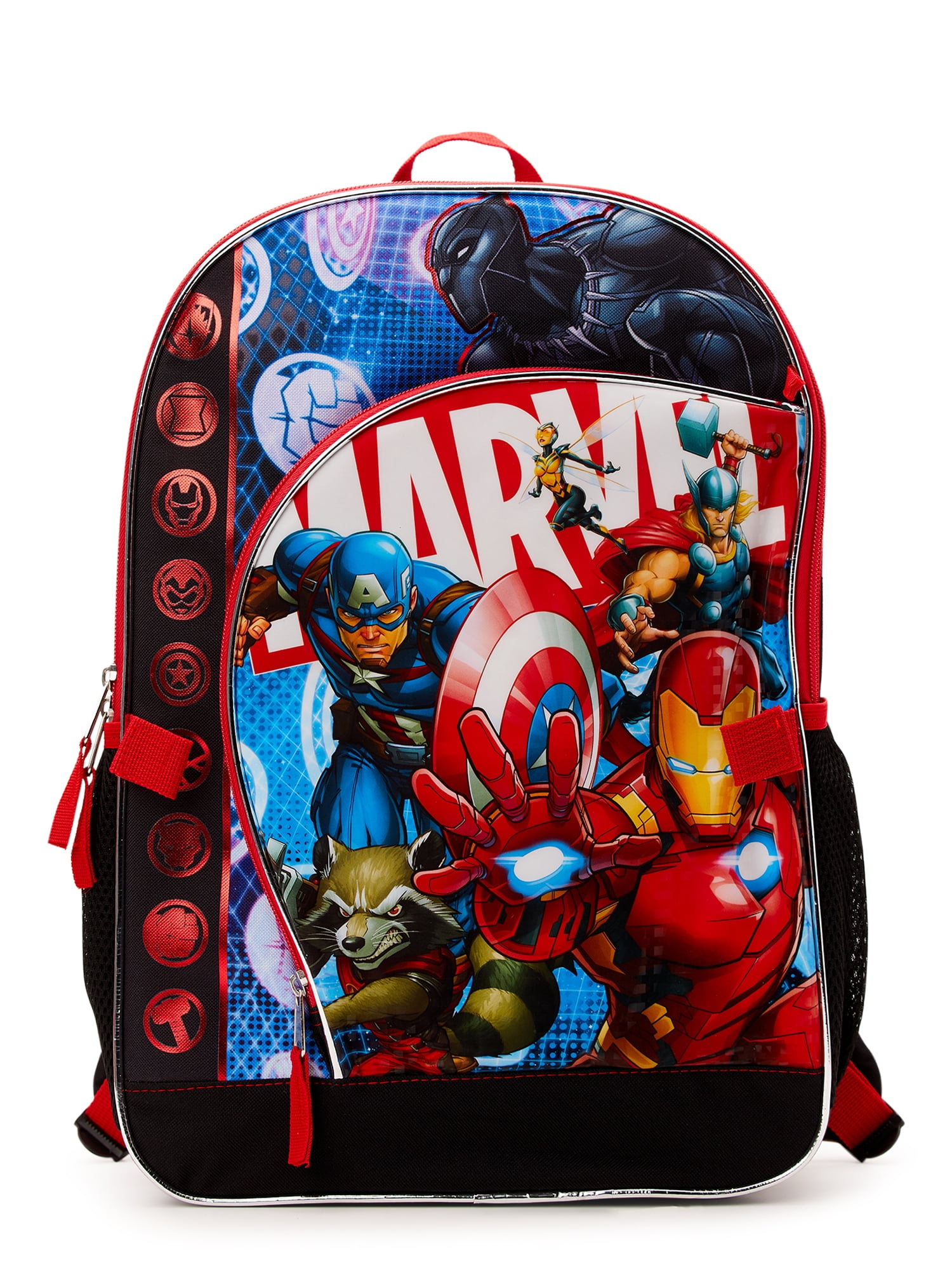 Marvel Universe Kids 17" Laptop Backpack and Lunch Tote Set, 4-Piece