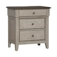 thumbnail image 2 of Ivy Hollow 3 Drawer Night Stand w/ Charging Station, 2 of 5