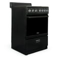 thumbnail image 5 of Premium Levella 24 in. 2.7 cu.ft. Single Oven Electric Range with 4 Burners and Storage Drawer in Black, 5 of 9