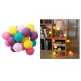 thumbnail image 3 of 20 blanco 5cm olgante luces de hadas boda fiesta D_Tipo de Sunnimix guirnalda de bolas de algodón, 3 of 8
