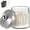Brushed Nickel-1Pc, variant on Bathroom Organizers and Storage - 2Pack Qtip Holders Bathroom Canister Apothecary Jars for Cotton Swabs, Rounds, Balls, Qtips,Makeup Sponges, Flossers,Bath Salts - Bronze