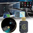 thumbnail image 1 of Adaptateur Sans Fil Automatique Android et Adaptateur Sans Fil CarPlay Filaire vers Sans Fil Prêt à l'Emploi Convertisseur Sans Fil CarPlay Convenant aux 12+/Android 11+, 1 of 4