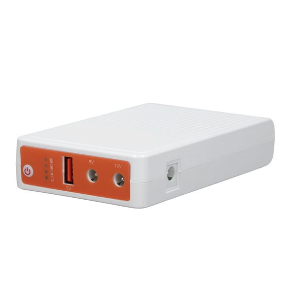 UPS Power Supply DC12V9V5V 10400mAh Uninterruptible Battery Backup with 3 DC Adapters for Routers Modems