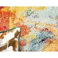 thumbnail image 4 of Unique Loom Palau Estrella Rug Multi/Blue 2' 7" x 10' Runner Floral Modern Perfect For Bathroom Hallway Mud Room Laundry Room, 4 of 6