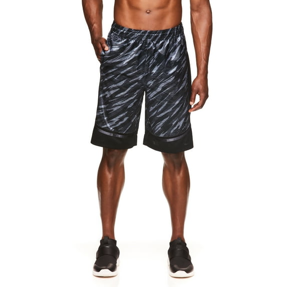 AND1 Men's And Big Men's Active Camo Home Court Basketball Short, 11" Inseam, up to Size 5XL