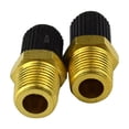 thumbnail image 2 of LOVIVER 2pcs 1 / 8 " NPT Brass Air Tank Fill Valve, 2 of 5