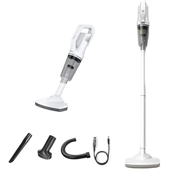 Quiet Stick Vacuum Cleaner Cordless Lightweight, Powerful Suction Handheld Lightweight Cordless Upright Vacuum Cleaners Rechargeable with HEPA Filter, Stick Vacuum for Pet Hair Hardwood Floors, Carpet