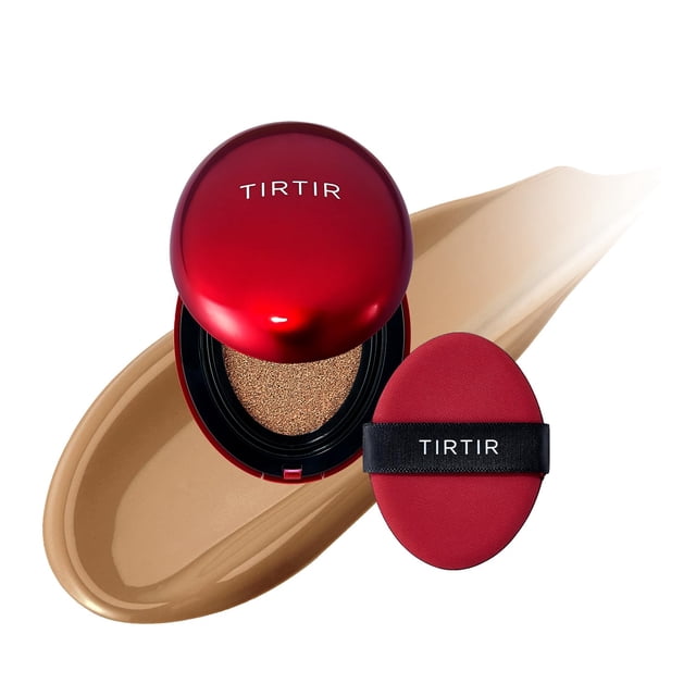 Mascarilla Tirtir de Cushion Foundation, tamaño pequeño, 4,5 ml, color rojo, #35N