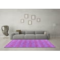 thumbnail image 3 of Ahgly Company Indoor Rectangle Abstract Purple Modern Area Rugs, 3' x 5', 3 of 4