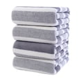 thumbnail image 2 of Oversized Velvet Bath Towel Set | 4 Pack Thick Absorbent Fast Drying Soft Polyester | 55x27 Inch | Blue Green Gray Pink Coffee Colors | Durable Luxury Household Shower Gym Beach Use, 2 of 6