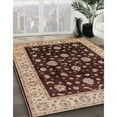 thumbnail image 2 of Ahgly Company Indoor Rectangle Mid-Century Modern Red Oriental Area Rugs, 2' x 5', 2 of 6