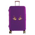 thumbnail image 1 of Luggage Cover Suitcase Protector Reach Out Pattern Thicken Elasticity Dust Cover Anti-Scratch for 18-32 Inch Trolley Accessories purple L, 1 of 6