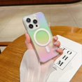 thumbnail image 3 of For iPhone 15 Pro Max Case Compatible with MagSafe Acrylic + TPU Gradient Phone Cover, 3 of 5