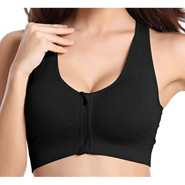 Sujetador deportivo X-Shape con cremallera en la parte delantera para mujer