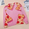 thumbnail image 6 of Fun Pizza Women's Floral Printed Sweatshirt Long Sleeve Crewneck Casual Loose Vintage Graphic Pullover Tops, 6 of 7
