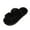 Black_3, variant on Willtoo Women's Fuzzy Slippers Open Toe Cross Band Slippers Memory Foam House Slippers for Women Light Gray 5.5 Wide