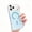 Light blue, variant on Magnetic Crystal Fox Tail Pattern Case for iPhone 17 Pro Max 6.9" - MagSafe Compatible, High Yellow-Resistant TPU Shockproof Full-Body Protective Cover with Matte Finish,