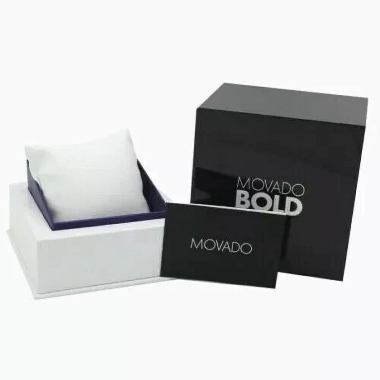 Movado Signature 0607901 Baby Blue Leather Strap Stainless  display picture 1