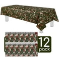thumbnail image 2 of Camouflage 12 Pack Premium Disposable Plastic Tablecloth 54 Inch. x 108 Inch. Rectangle Table Cover By Grandipity, 2 of 4