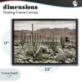 thumbnail image 4 of Stupell Industries Rustic Lodge Desert Land Cacti Wilderness Black Floating Frame Canvas Art, 25 x 17, by Kim Allen, 4 of 8