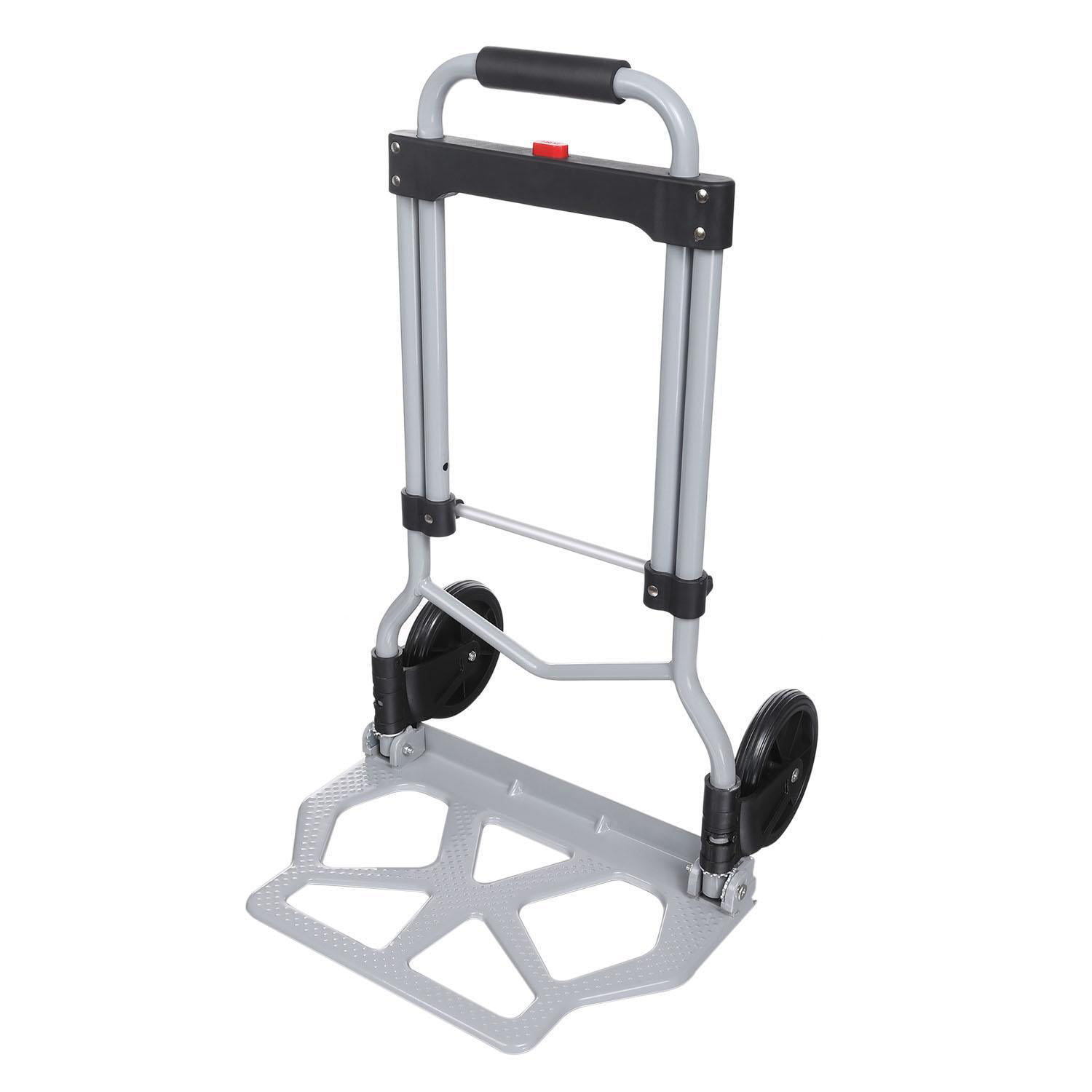 Luggage Cart 220lbs Capacity Heavy Duty Folding Hand Truck Luggage Cart with 