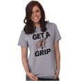 thumbnail image 3 of Get a Grip Golfing Golfer Joke Funny Men's Graphic T Shirt Tees Brisco Brands S, 3 of 4