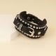 thumbnail image 3 of 6pcs Pu Leather Bracelet Punk Goth Studded Spike Rivet Buckle Wristband Cuff Bangle For Men Women, 3 of 5