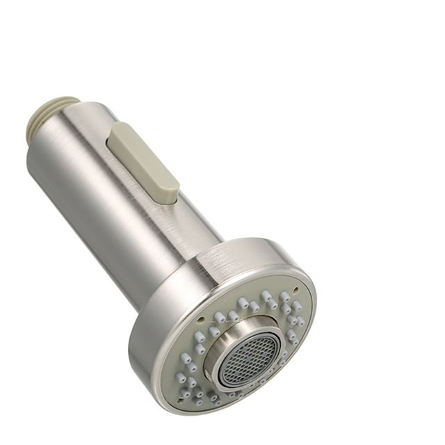Kitchen Pull-out Spray Head 2-Function with Check Valve Pull Down Spray Head G1/2 Replacement Nozzle Brushed Nickle