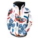 thumbnail image 1 of Sudadera con capucha y cremallera para hombre, diseño de mariposa de dibujos animados, divertida y genial, para primavera, informal, para adolescentes, con capucha, estampado 3D, estilo Harajuku, unis, 1 of 6
