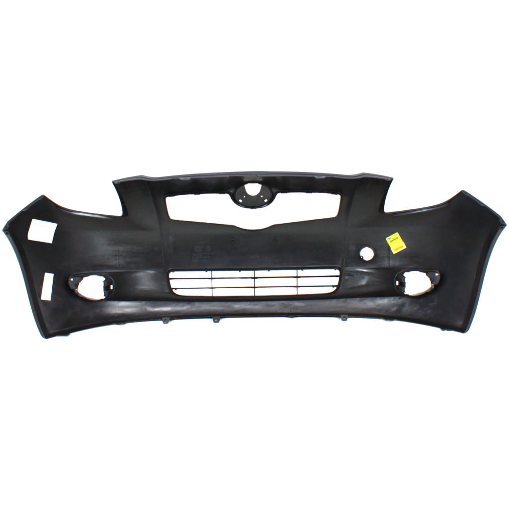 For Toyota Yaris Front Bumper Cover 2007 2008 | Primed | w/ Fog Light Holes | Hatchback | Plastic | TO1000325 | 5211952925