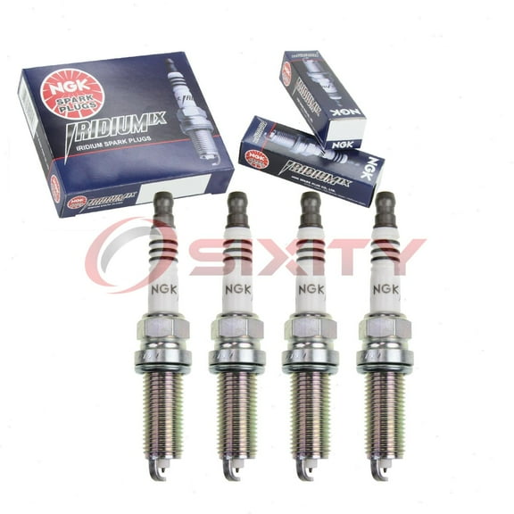 4 pc NGK 91187 Iridium IX Spark Plugs for XP5684 Ignition Wire Secondary