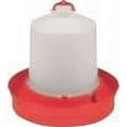 thumbnail image 4 of Little Giant 2-Gallon Poultry Deep Base Waterer, Heavy-Duty Plastic Chicken Water Feeder, Red, 4 of 5