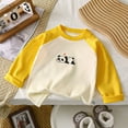 thumbnail image 2 of Mercatoo Toddler Boys Girls Long Sleeve Shirts Cute 𝗖artoon Graphic Soft Breathable Cotton Crewneck Tops Kids Fall Clothes, 2 of 7