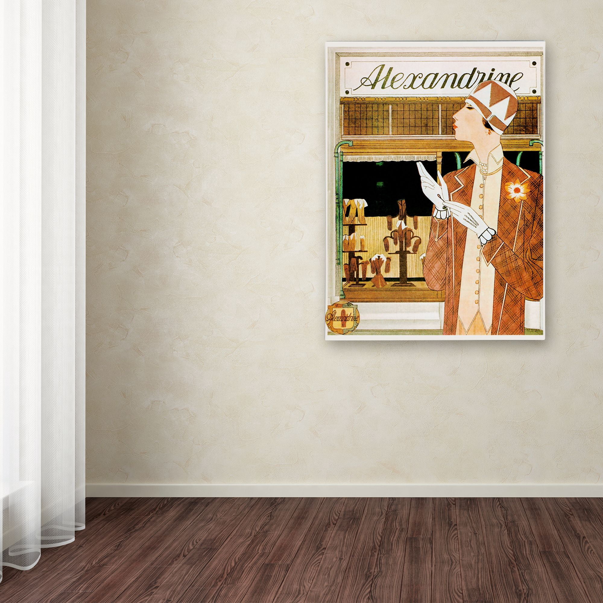 Trademark Fine Art 'Alexandrine Gloves' Canvas Art by Vintage Lavoie
