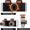 thumbnail image 2 of Way Irrigation Distributor Garden Hose Splitter Adjustable Water Flow, 2 of 4