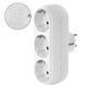 thumbnail image 3 of Pack de 2 adaptadores de enchufe de 3 vías enchufe múltiple de 3 vías tomas distribuidoras múltiples 16A/250V, 3 of 5