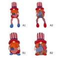 thumbnail image 5 of 4th of July Patriotic Gnome for American Independence Day Gift Handmade Stars and Stripes Nisse Scandinavian Folklore Elf Dwarf Home Household Ornaments Kitchen Tiered Tray Decorations, 1PC, 5 of 8
